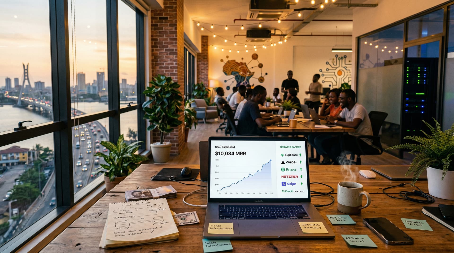 African SaaS Startups Scale $10K MRR on $20 Stacks