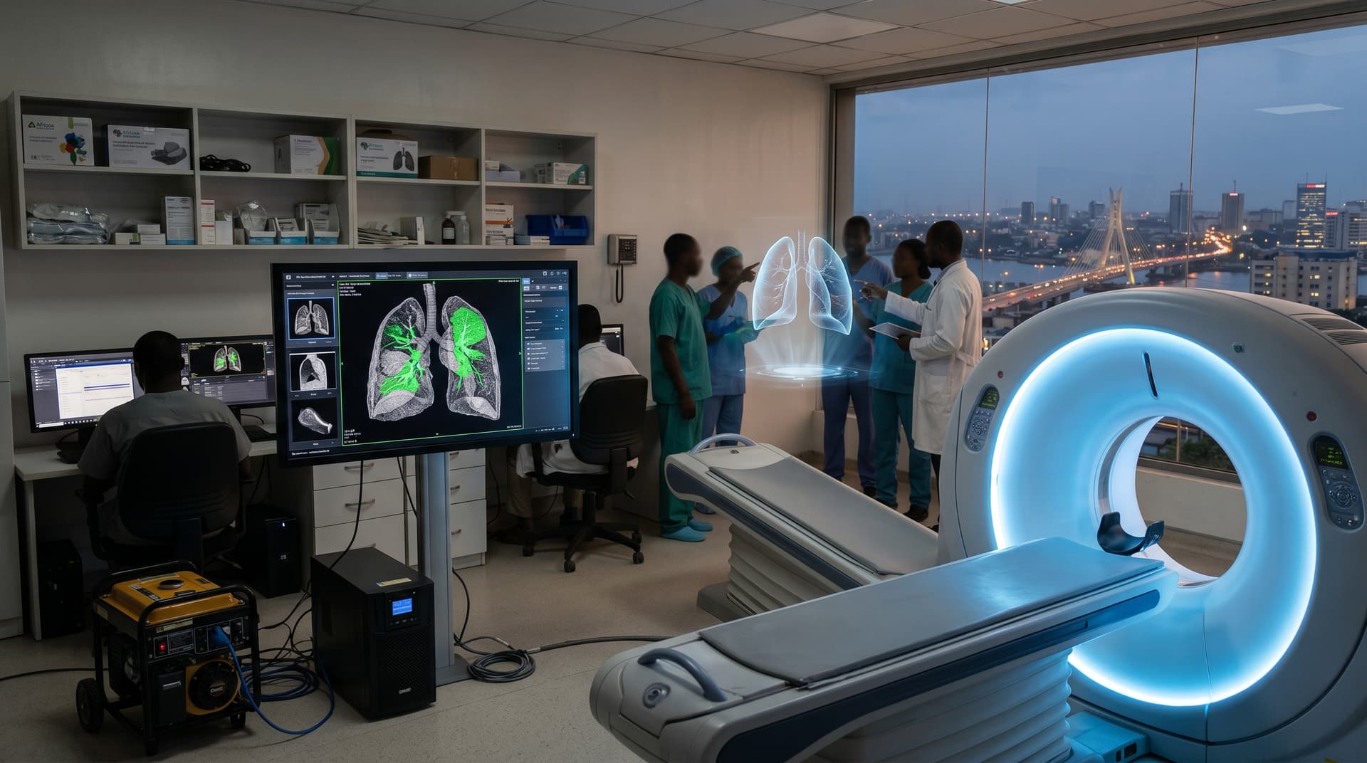 AI Low-Dose CT Lung Screening Cuts False Positives 20% in Nigeria