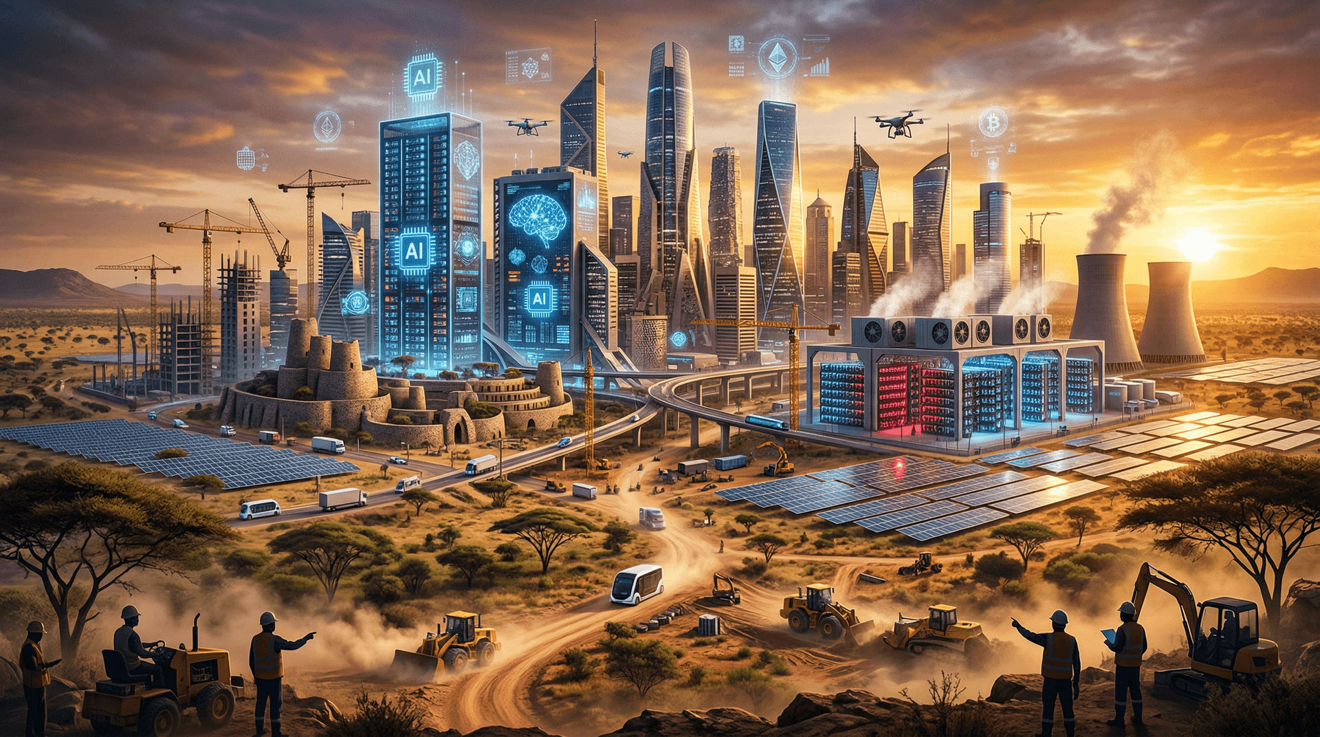 Zimbabwe AI Crypto City Unveiled by Strive Masiyiwa as BTC Hits $74K