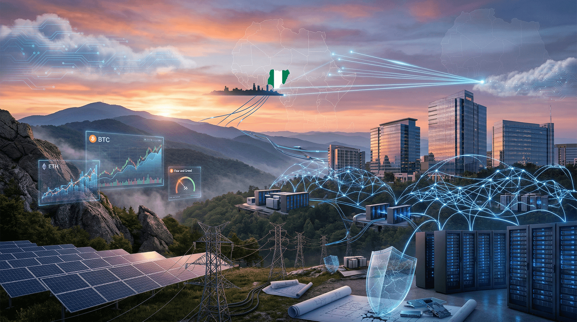 North Carolina AI Blueprint Guides Nigeria Fintech as BTC Hits $74,704